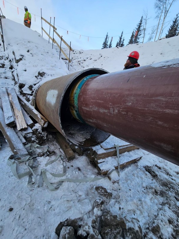 Casing spacer after HDD pull – damage to coil but not pipe