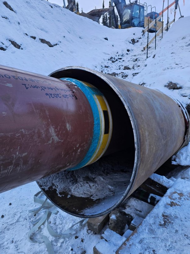 Casing spacer after HDD pull – no damage to pipe or coil